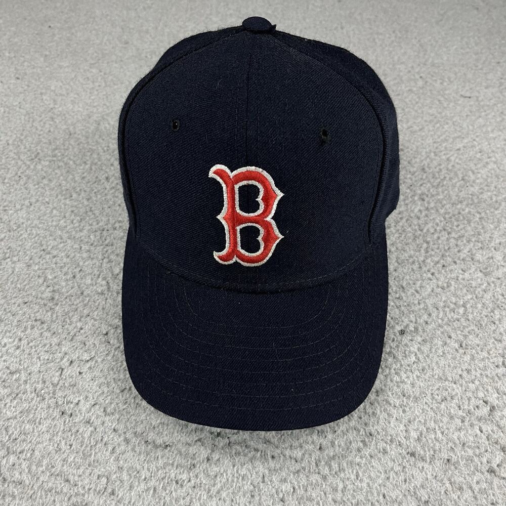 Vintage Boston Red Sox Hat Cap Fitted Size 7 USA Wool Diamond 59Fifty Baseball
